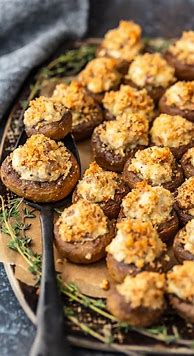 Image result for Stuffed Mushrooms with Sausage