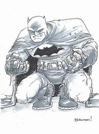 Image result for Dark Knight Returns Batman Sketch