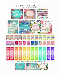 Image result for Free Planner Sticker Templates