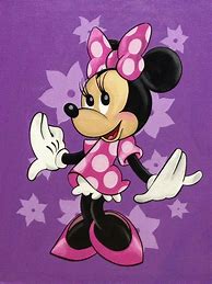 Image result for Minnie Mouse Cartoon Charecter Peinting Ideas
