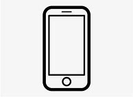Image result for iPhone Clip Art Free Black White