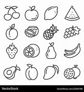 Image result for Fruit Clip Art Outline