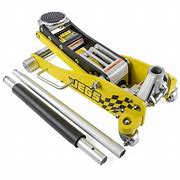 Image result for Low Profile Floor Jack 3 Ton 2 Cyclinder