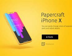 Image result for Papercraft iPhone XS Red