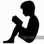 Image result for Child Reading Silhouette