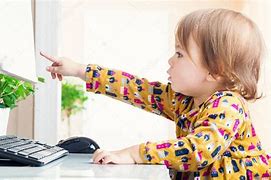 Image result for Kid Pointing at Computer