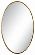 Image result for Gold Oval Wall Mirror