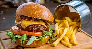 Image result for The Most Beautiful Cheeseburger with Fries