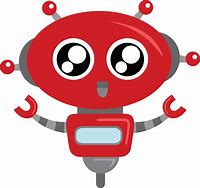 Image result for Black and Red Robot Head