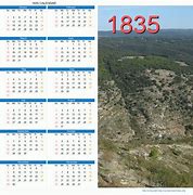 Image result for 1835 Calendar
