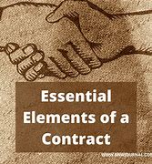 Image result for Four Elements of a Contract