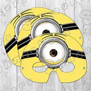 Image result for Printable Minion Mask