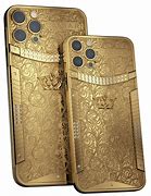 Image result for iPhone 12 Pro Gold with Blue Case