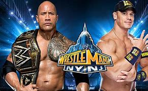 Image result for Rock vs Cena WrestleMania 29