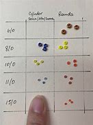 Image result for Seed Bead Size Chart