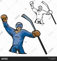 Image result for Cartoon Hockey Player Logo
