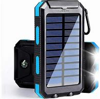 Image result for Solar Charger Bank Blue Color