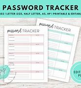 Image result for Password Tracker
