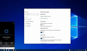 Image result for Open Cortana Settings Windows 1.0