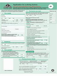 Image result for Driver License Application Form