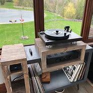Image result for Wooden Vinyl Record Storage