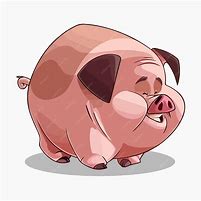 Image result for Kawaii Fat Pig