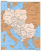 Image result for Map of Europe with Major Cities
