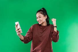 Image result for Woman Holding Handphone From Side