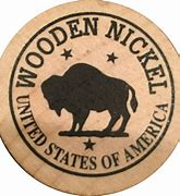 Image result for Large Cent Wood Nickel