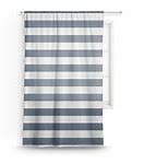 Image result for Narrow Multi Horizontal Striped Curtains