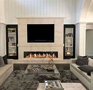 Image result for Fireplace TV Wall Unit Design