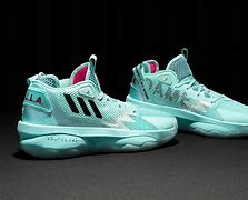 Image result for Adidas Dame Lime Green