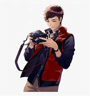 Image result for Anime Boy Talking in Camera