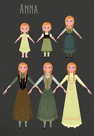Image result for Young Anna Dress From Frozen