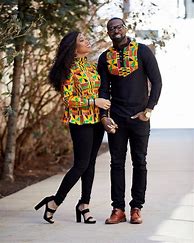 Image result for Matching African Outfits for Couples