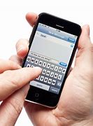 Image result for White Cell Phone Text