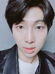 Image result for RM BTS Black Hair