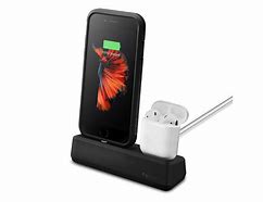 Image result for Photo of iPhone On Charging Pod