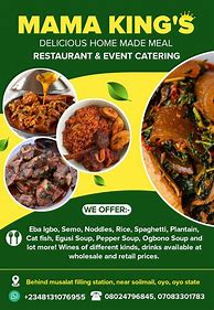 Image result for Nigeria Food Flyer Design