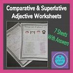 Image result for Comparative Adjectives Worksheet