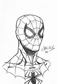 Image result for Spider-Man Side View Drawing