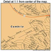 Image result for Map of Downtown Cambria CA