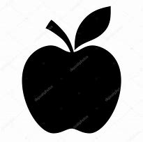 Image result for Apple Silhouette Vector