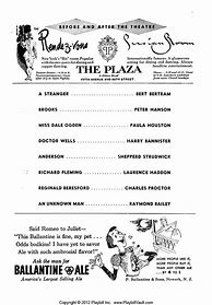 Image result for The Bat Playbill