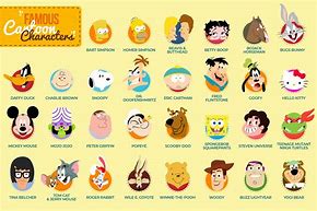 Image result for Pictures of Cartoon Characters