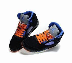 Image result for Jordan 5 Black Blue Orange
