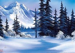 Image result for Painting Bob Ross Winter Landscape