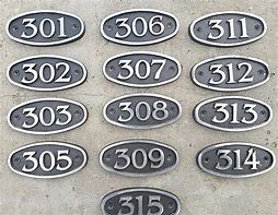 Image result for Door Number Plates