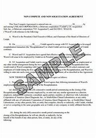 Image result for Non-Solicitation Agreement