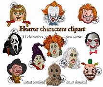 Image result for halloween scary movies clip art
